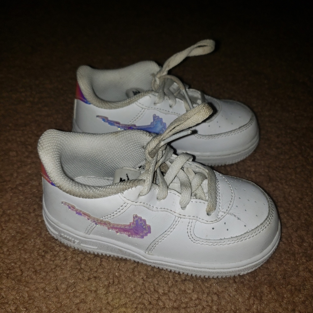 Nike Airforce Toddler Girl Sneakers - Picture 6 of 9